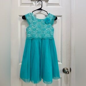 Jona Michelle Blue Dress- Girls Size 8!!!